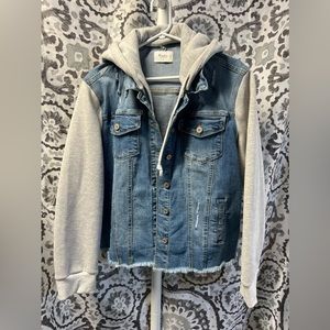 Denim Hoodie Jacket